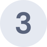 3 Facebook logo with a blue background.